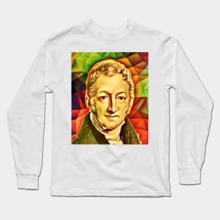 Thomas Robert Malthus Portrait | Thomas Robert Malthus Artwork 15 Long Sleeve T-Shirt